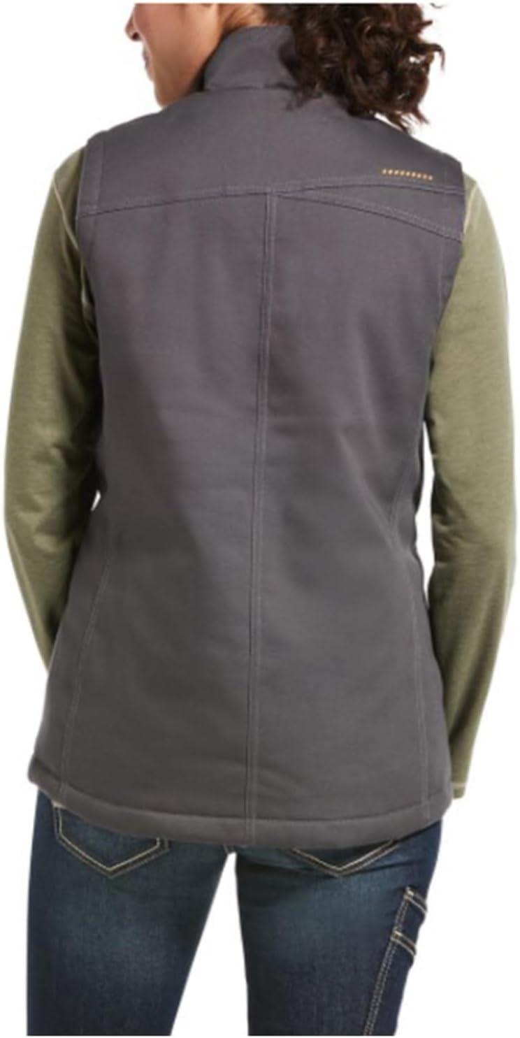 imageARIAT womens Rebar Duracanvas Insulated VestRebar Grey