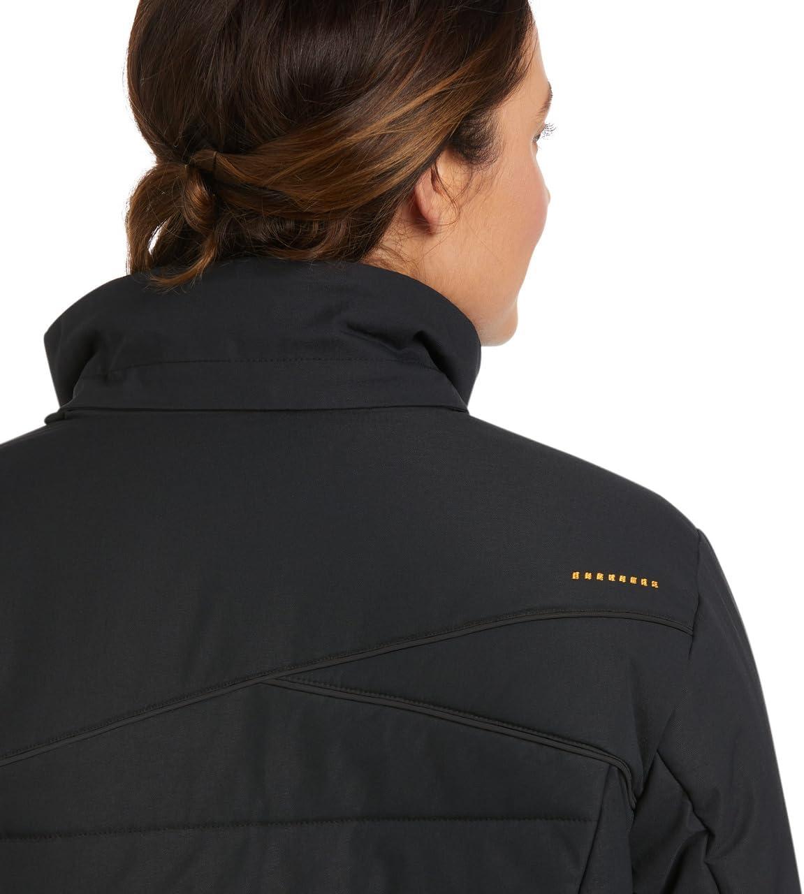 imageAriat 10037609 DISC Womens Rebar Valkyrie Canvas Black JacketBlack