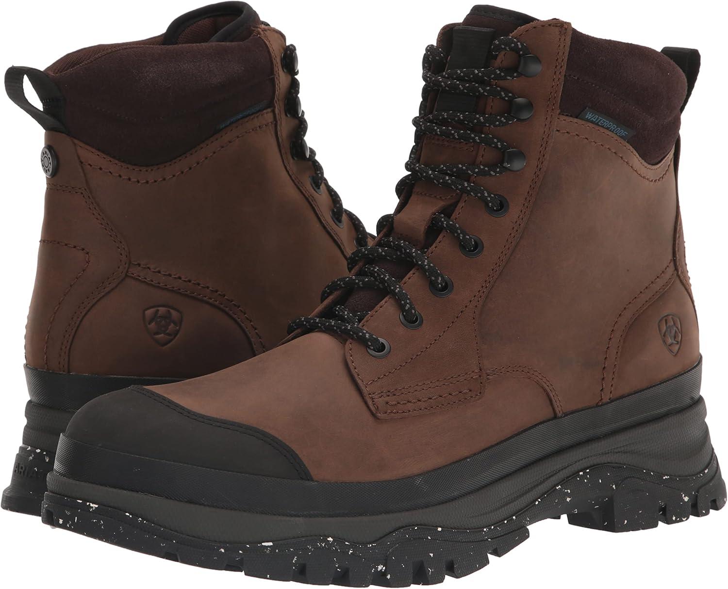 imageAriat Mens Moresby Waterproof BootOily Distressed Brown