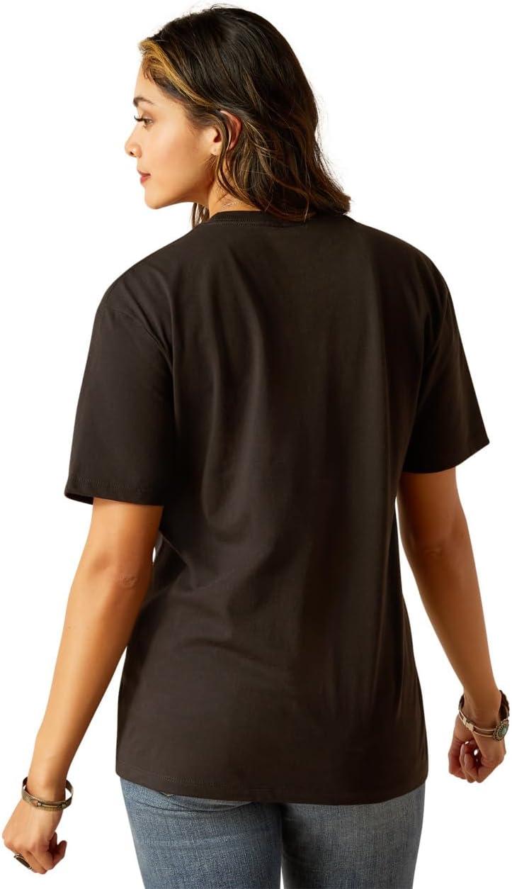 imageAriat Womens Ariat Denim Label TShirtBlackAriat Riders Club