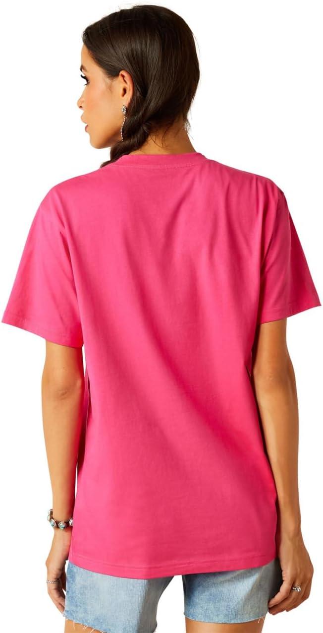 imageAriat Womens Ariat Denim Label TShirtGarnet HeatherSouvenir