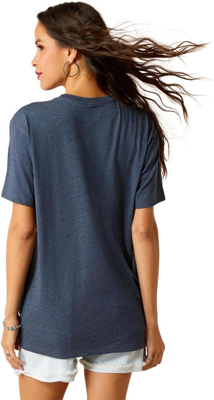 imageAriat Womens Ariat Denim Label TShirtNavy Heather