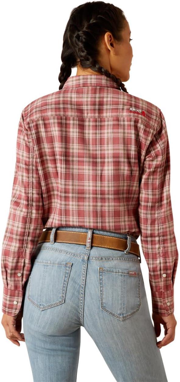 imageAriat Womens Fr Ruby Snap Work ShirtRoan Rouge