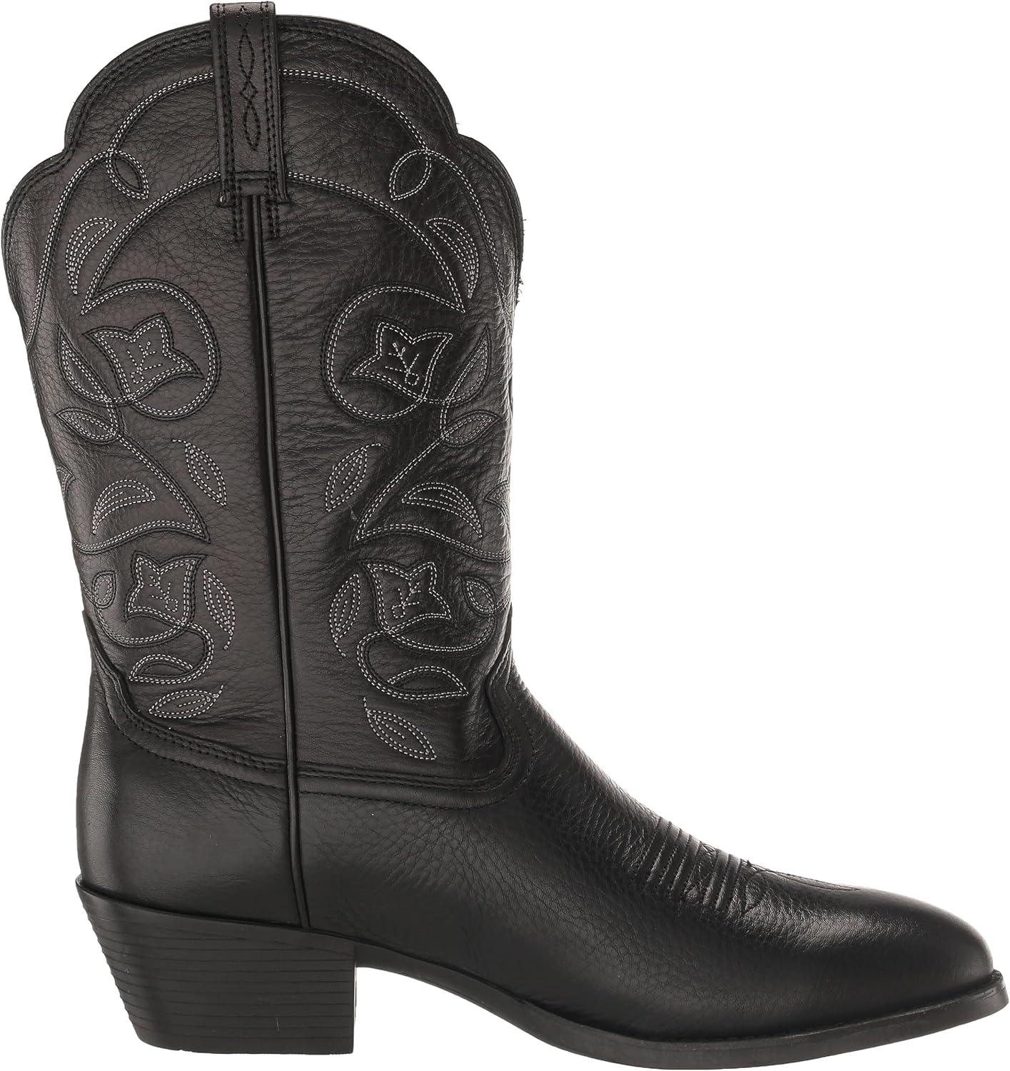 imageAriat Womens Heritage Western R Toe Western Cowboy BootBlack