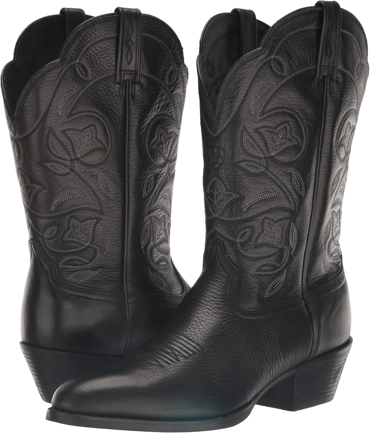 imageAriat Womens Heritage Western R Toe Western Cowboy BootBlack