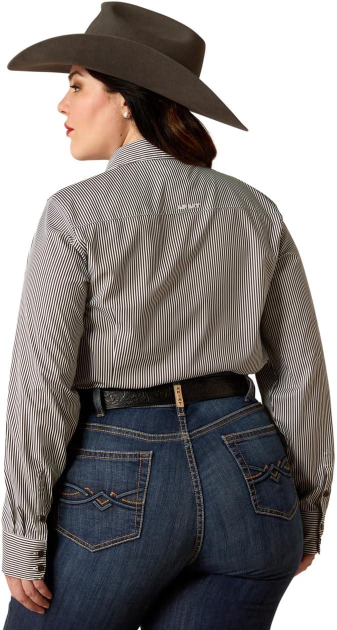 imageAriat Womens Kirby Stretch ShirtRelicWhite Stripe