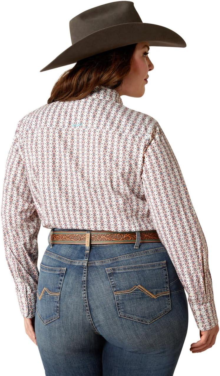 imageAriat Womens Kirby Stretch ShirtWinsome Geo Print