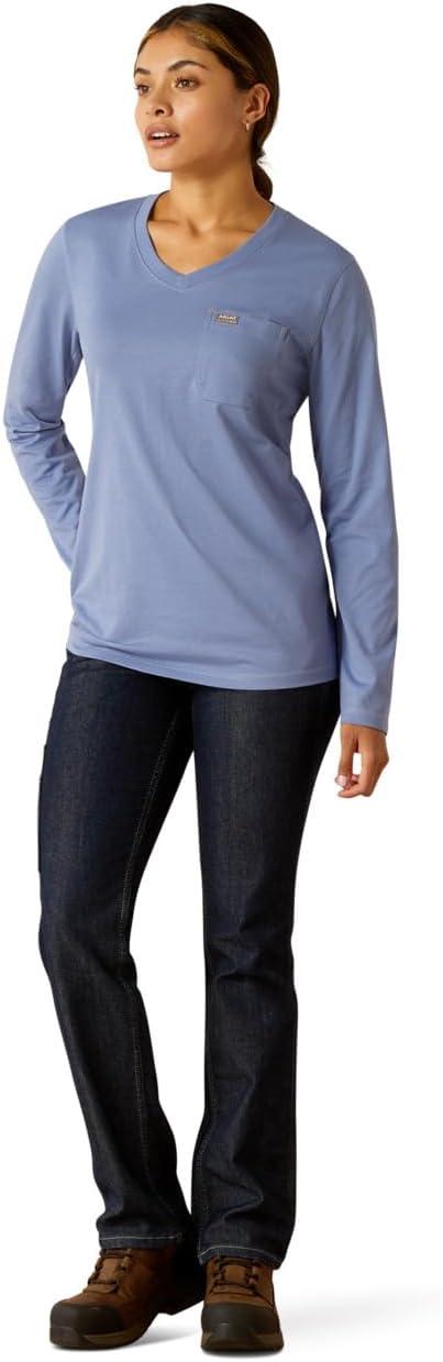 imageAriat Womens Rebar Workman Stars ampamp StripesColony Blue