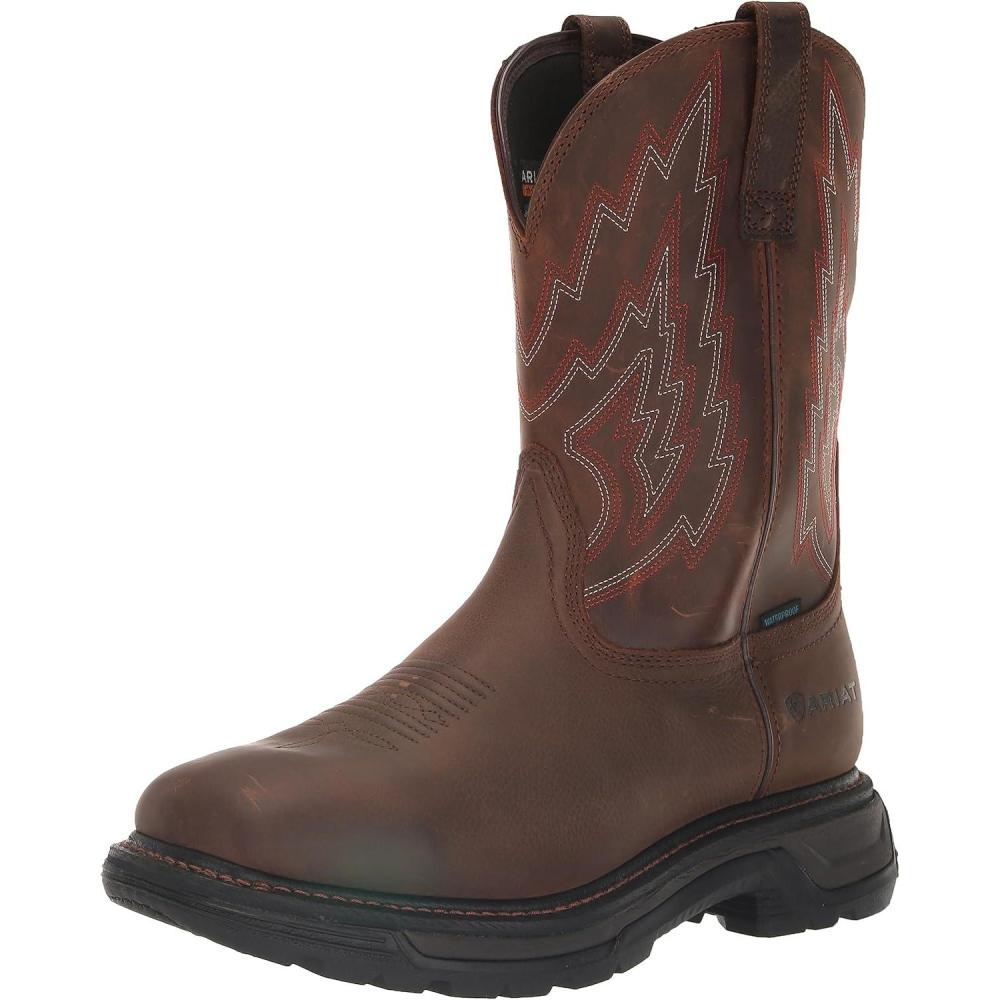 imageARIAT Big Rig H2O CT Mens BootDark Brown