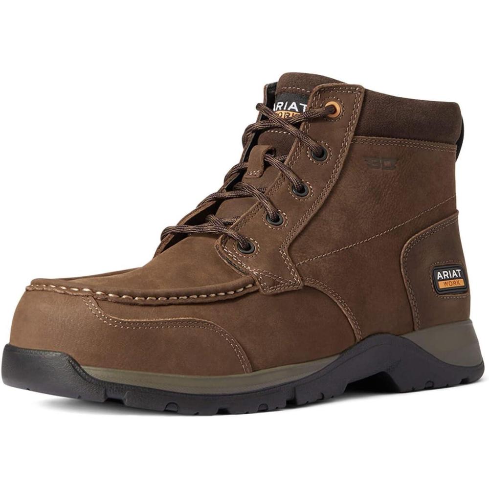 imageARIAT Edge LTE Mens Comp Toe SD Chukka Work ShoeDark Brown