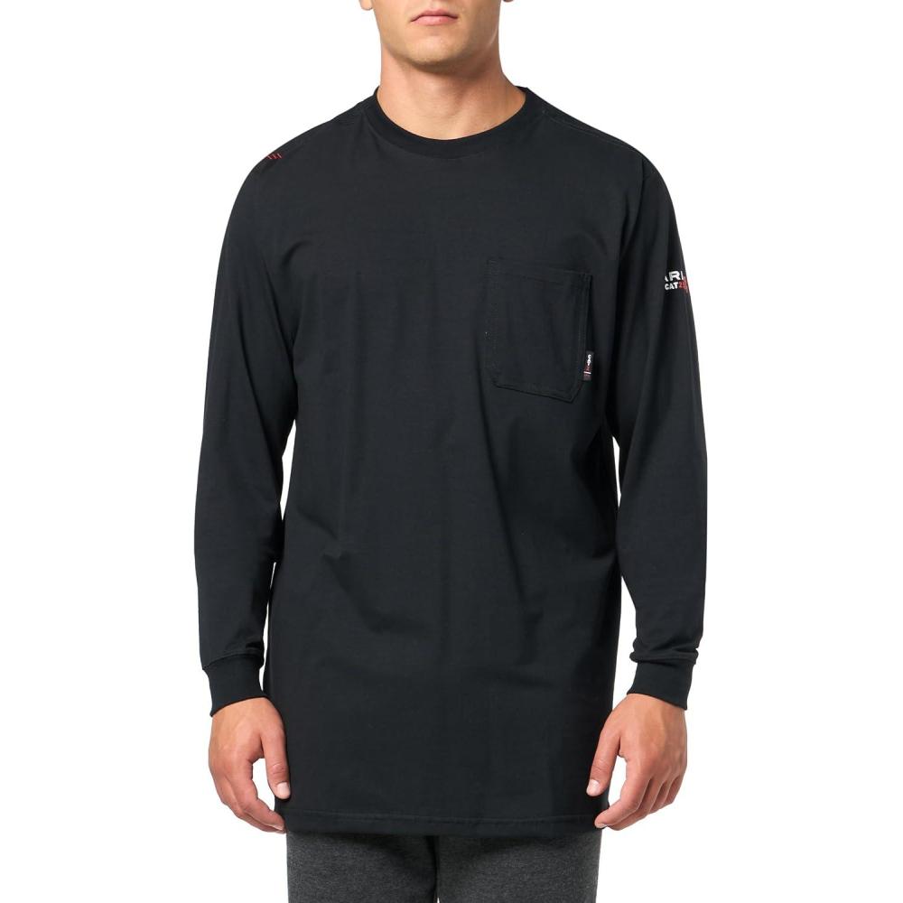 imageARIAT FR Stretch Logo TShirtBlackLime