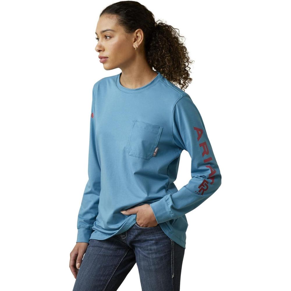 imageARIAT FR Stretch Logo TShirtLarkspur