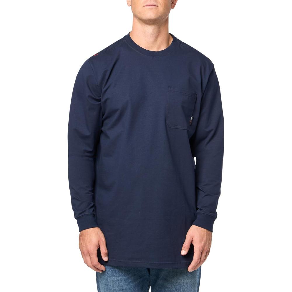 imageARIAT FR Stretch Logo TShirtNavyUsa