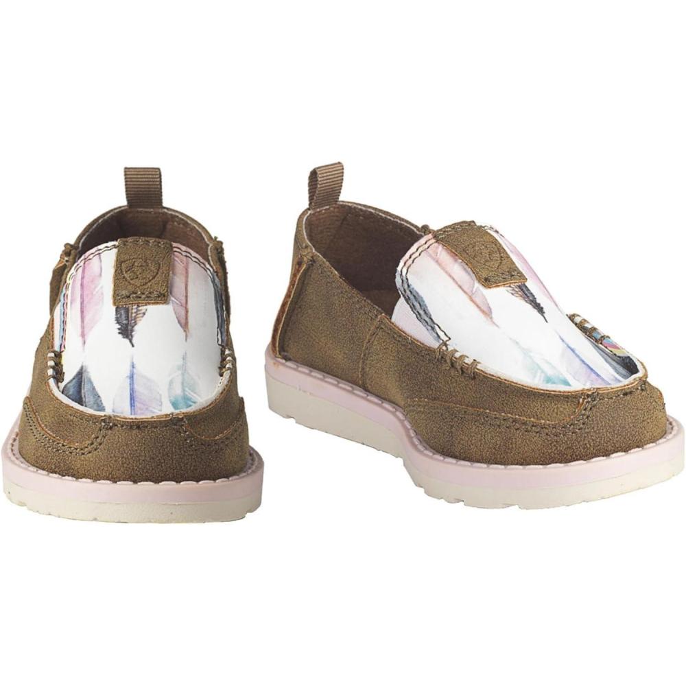 imageARIAT Girls Cruiser Casual ShoesTanFeathers Anna