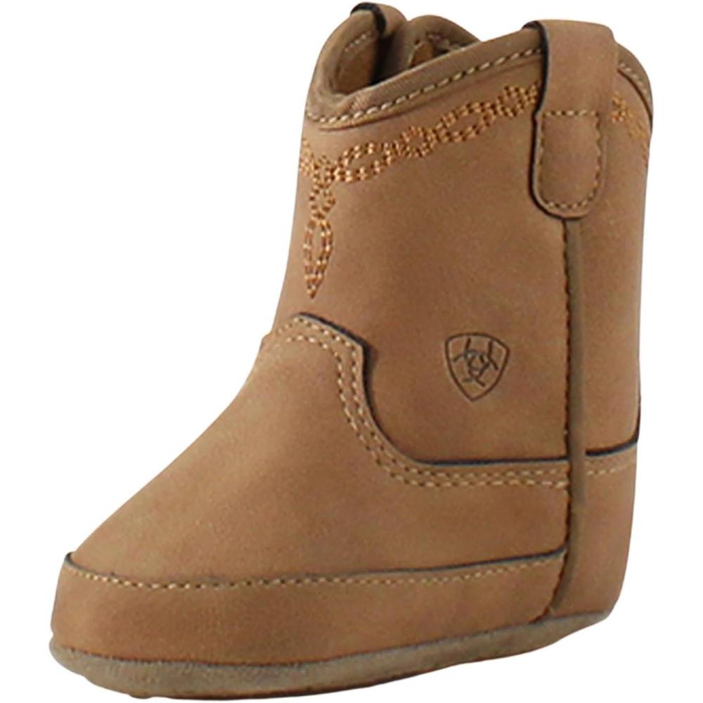 imageARIAT Lil Stompers Infant Unisex Western BootsLight Brown Heritage Roper