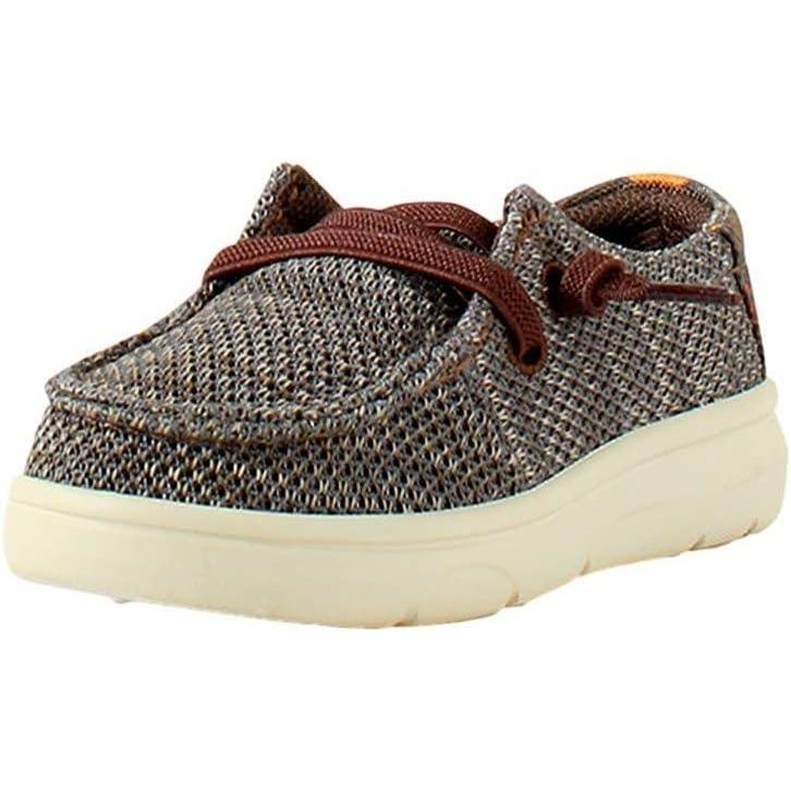 imageARIAT Lil Stompers Toddler Unisex Hilo Casual ShoesBrown Aztec