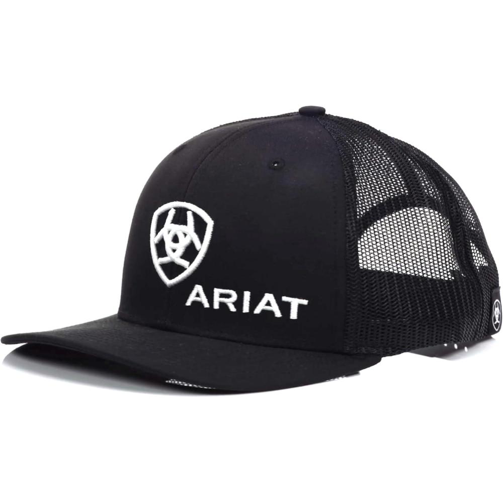 imageARIAT Mens Ariat Shield Richardson 112 Snapback CapBlack