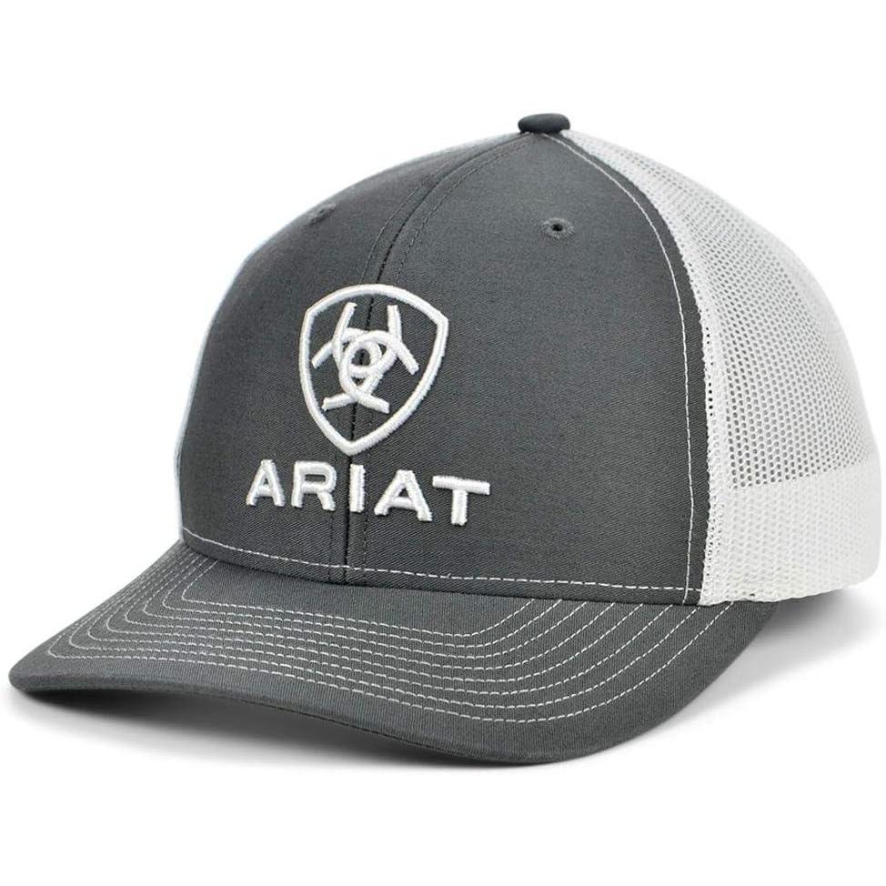 imageARIAT Mens Ariat Shield Richardson 112 Snapback CapGray