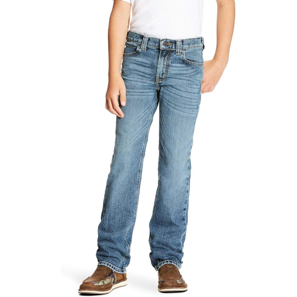 imageARIAT Mens B5 Slim Stretch Legacy Stackable Straight Leg JeanDrifter