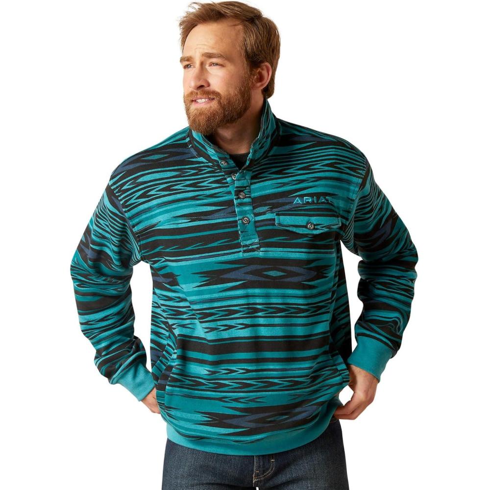 imageARIAT Mens CottonBiscay Blue Heather