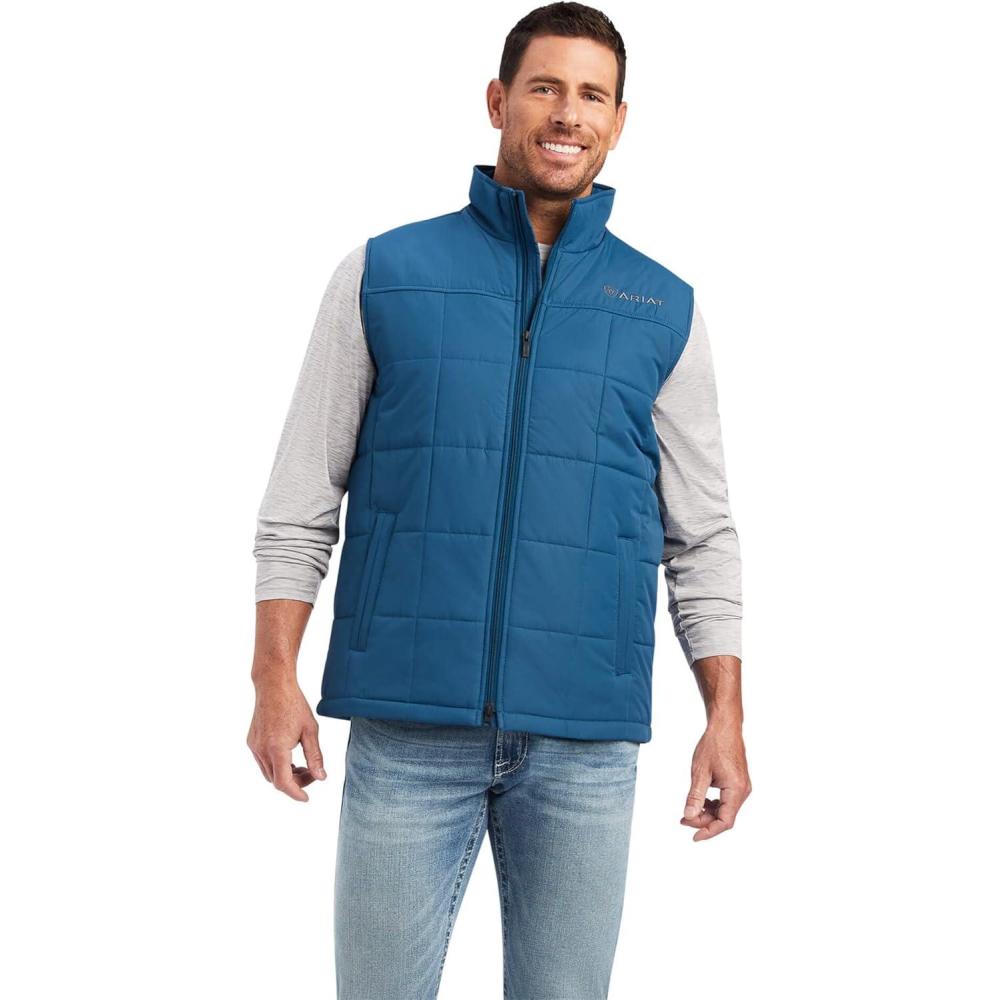imageARIAT Mens Crius Insulated Vest Majolica BlueMajolicablue