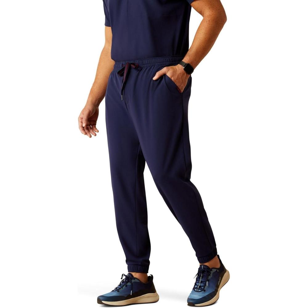imageARIAT Mens Drew Cargo Stretch Jogger Scrub PantNavy