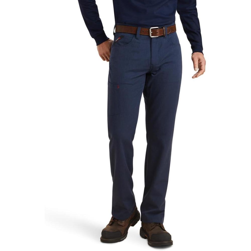 imageARIAT Mens FR M4 Relaxed Crossfire Straight Pant Navy Size 30L x 30W