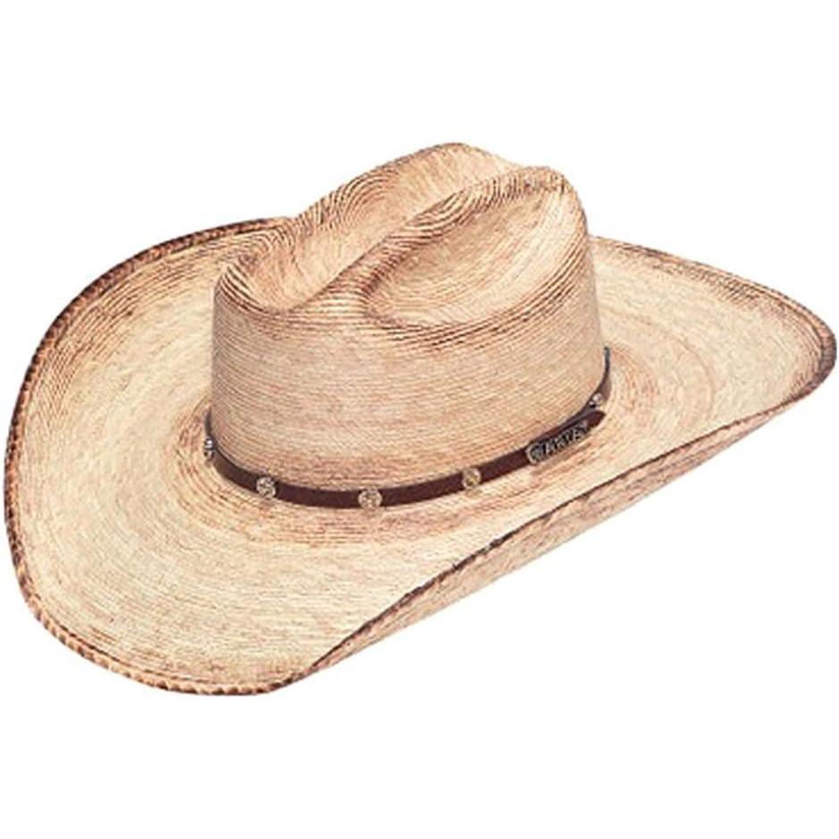 imageARIAT Mens Fired Palm Leaf Western HatBrown