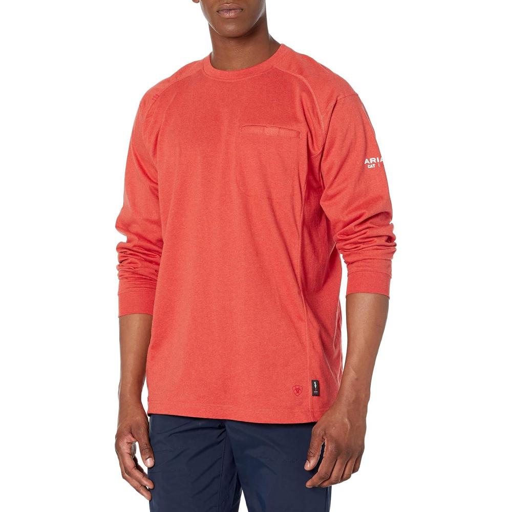 imageARIAT Mens Fr Air Crew TShirtVolcanic Heather