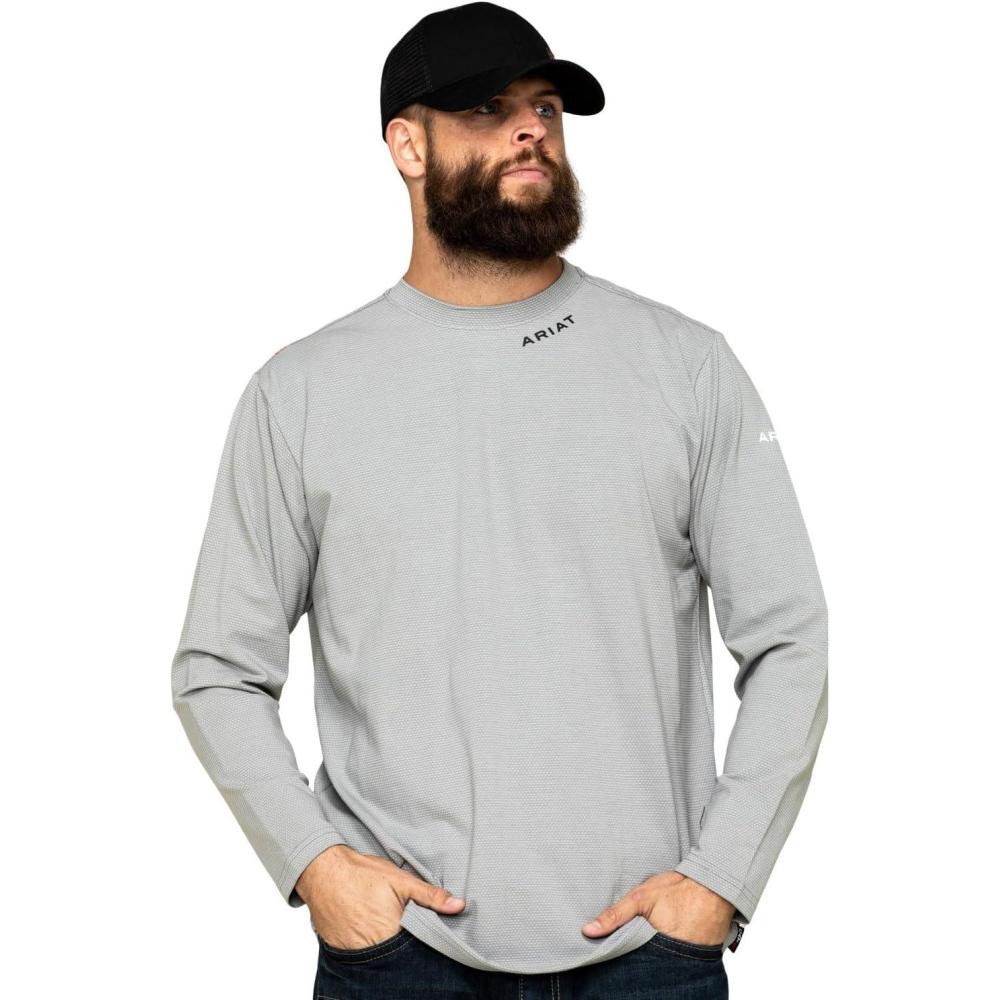 imageARIAT Mens Fr Baselayer TShirtNavy