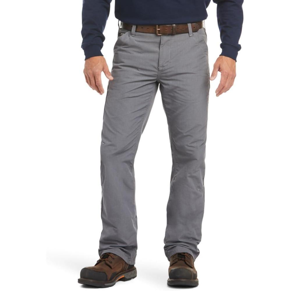 imageARIAT Mens Fr M4 Relaxed Duralight Ripstop PantGrey