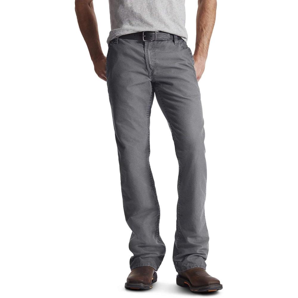 imageARIAT Mens Fr M4 Relaxed Workhorse Boot Cut PantGrey