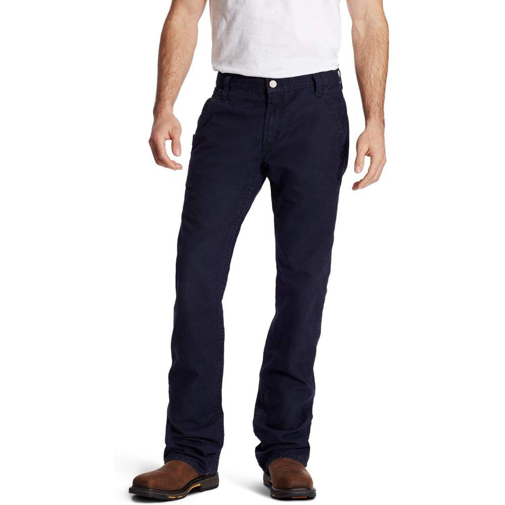 imageARIAT Mens Fr M4 Relaxed Workhorse Boot Cut PantNavy
