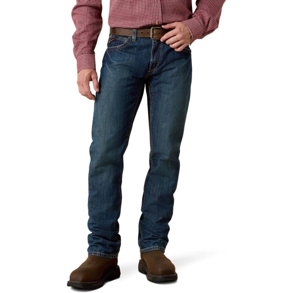 imageARIAT Mens Fr M5 Straight Leg Work Jeans 10015160Clay