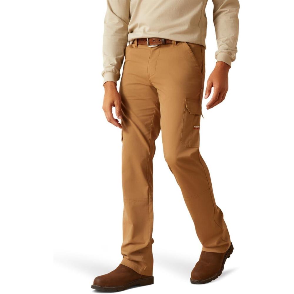 imageARIAT Mens Fr M7 Slim Durastretch Basic Straight JeanField Khaki