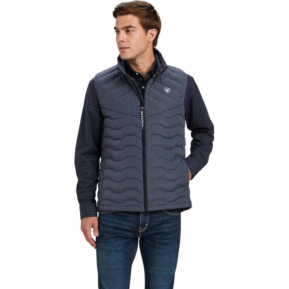 imageARIAT Mens Ideal Down VestCharcoal Heather