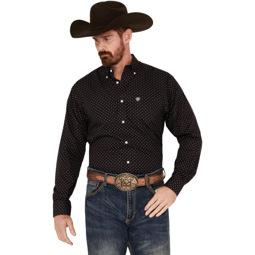 imageARIAT Mens MNS Wf Vnc Clssc Ls Shrt Mnlss NGHTMoonless Night