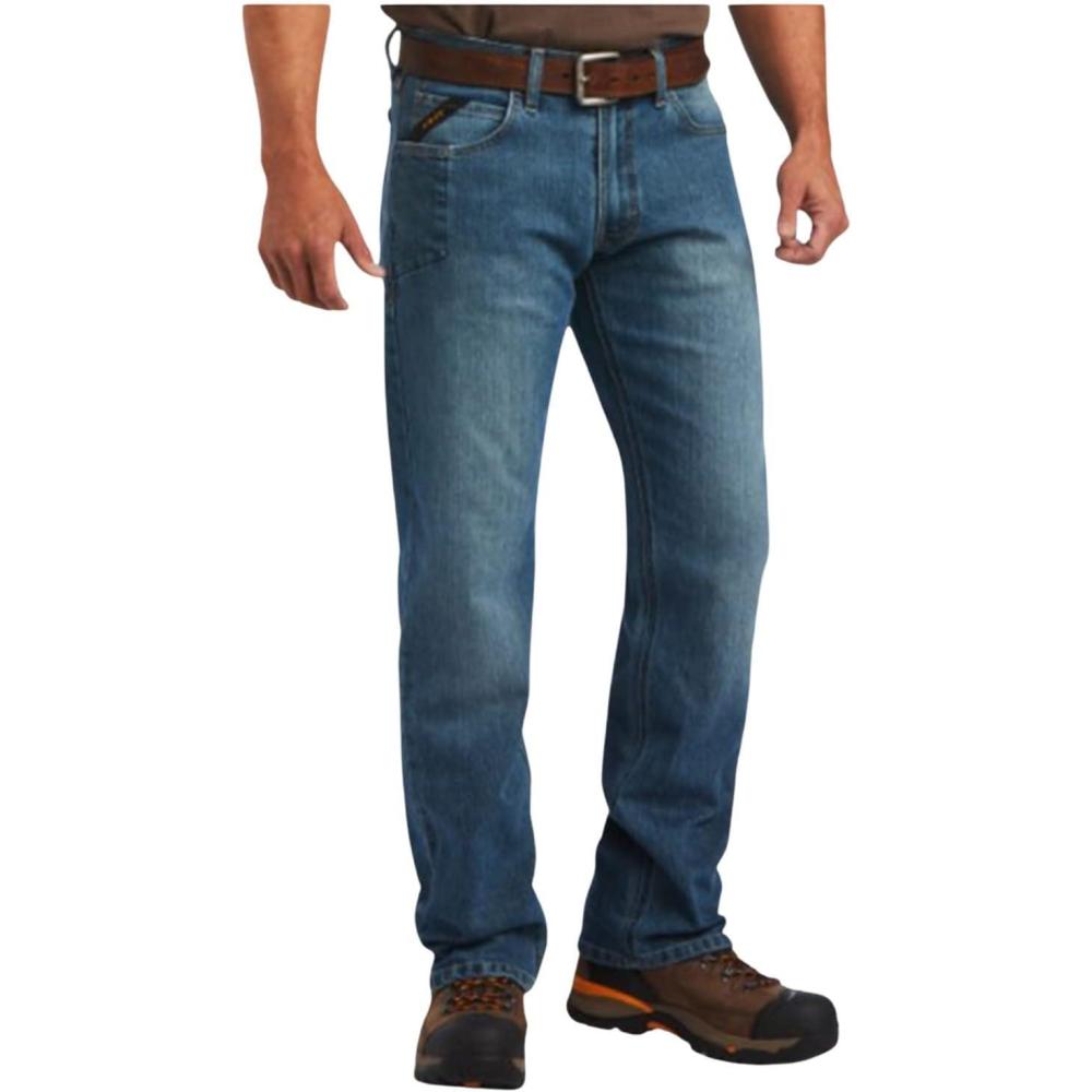 imageARIAT Mens Mns Rebar M4 Durastrtch Bsc Boot Jn RnsJeansBlue