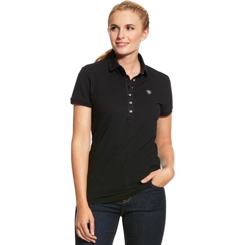 imageARIAT Mens Prix 20 PoloBlack