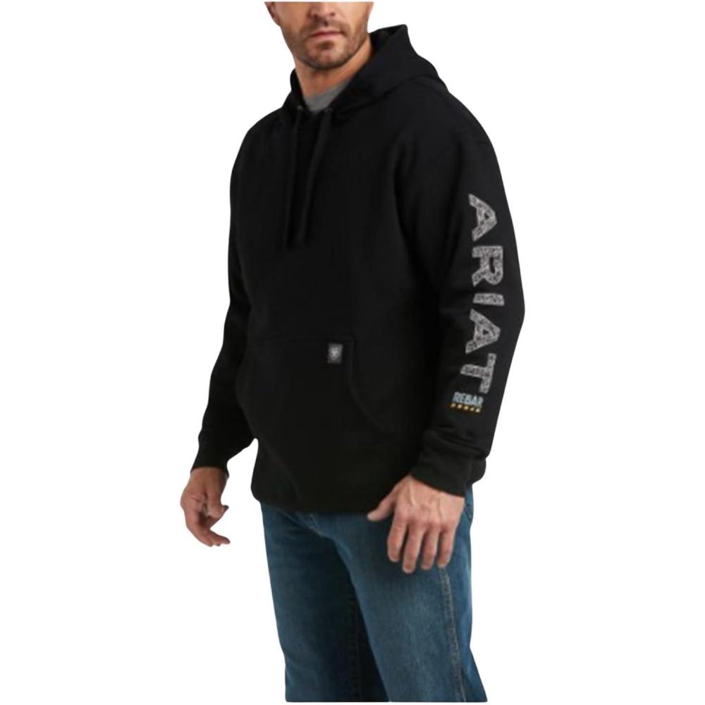 imageARIAT Mens Rebar Graphic HoodieBlack