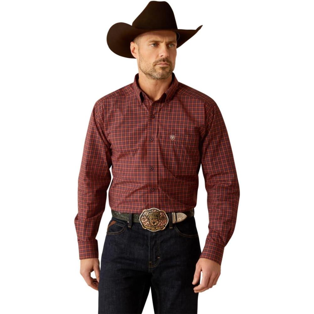 imageARIAT Pro Series Norbert Classic Fit ShirtBurgundy