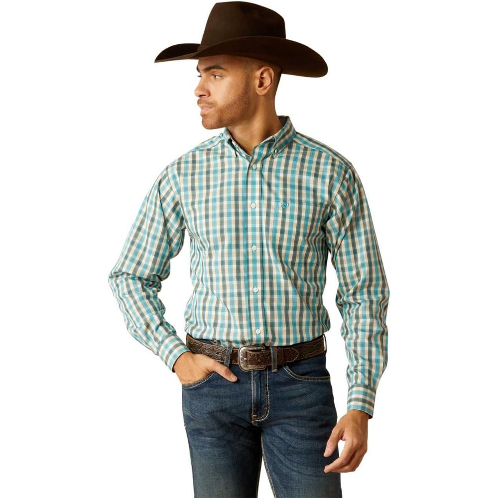 imageARIAT Pro Series Norbert Classic Fit ShirtTeal