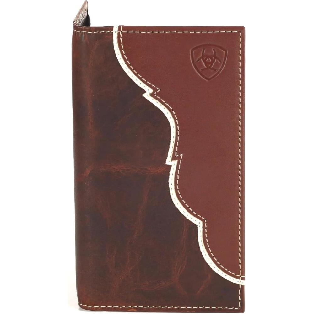 imageARIAT Two Tone Shield Rodeo Wallet Tan