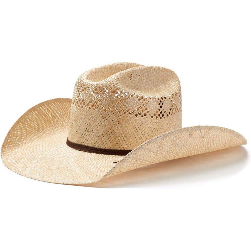 imageARIAT Western Cowboy Hat Straw Sisal Double S Crown Natural A73148Natural