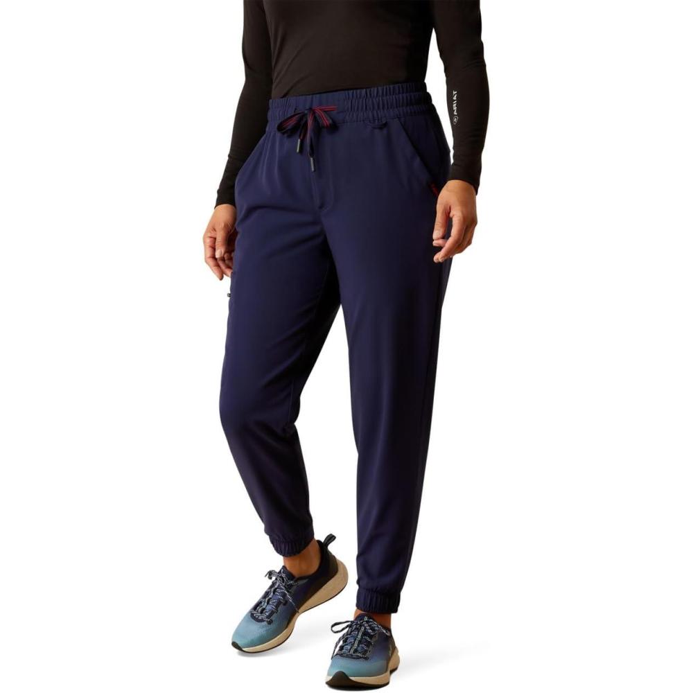 imageARIAT Womens Blackwell Cargo Stretch Jogger Scrub PantNavy