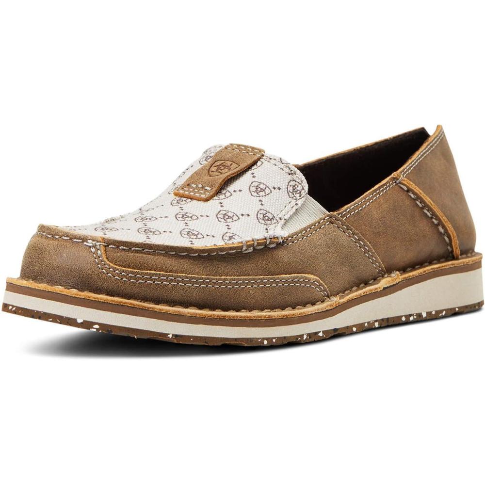 imageARIAT Womens Cruiser SneakerBrown Bomber