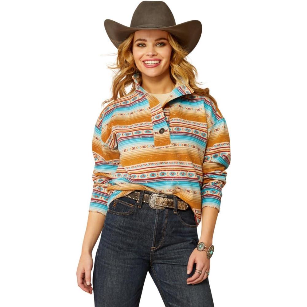 imageARIAT Womens Hometown SweatshirtFallon Serape Print