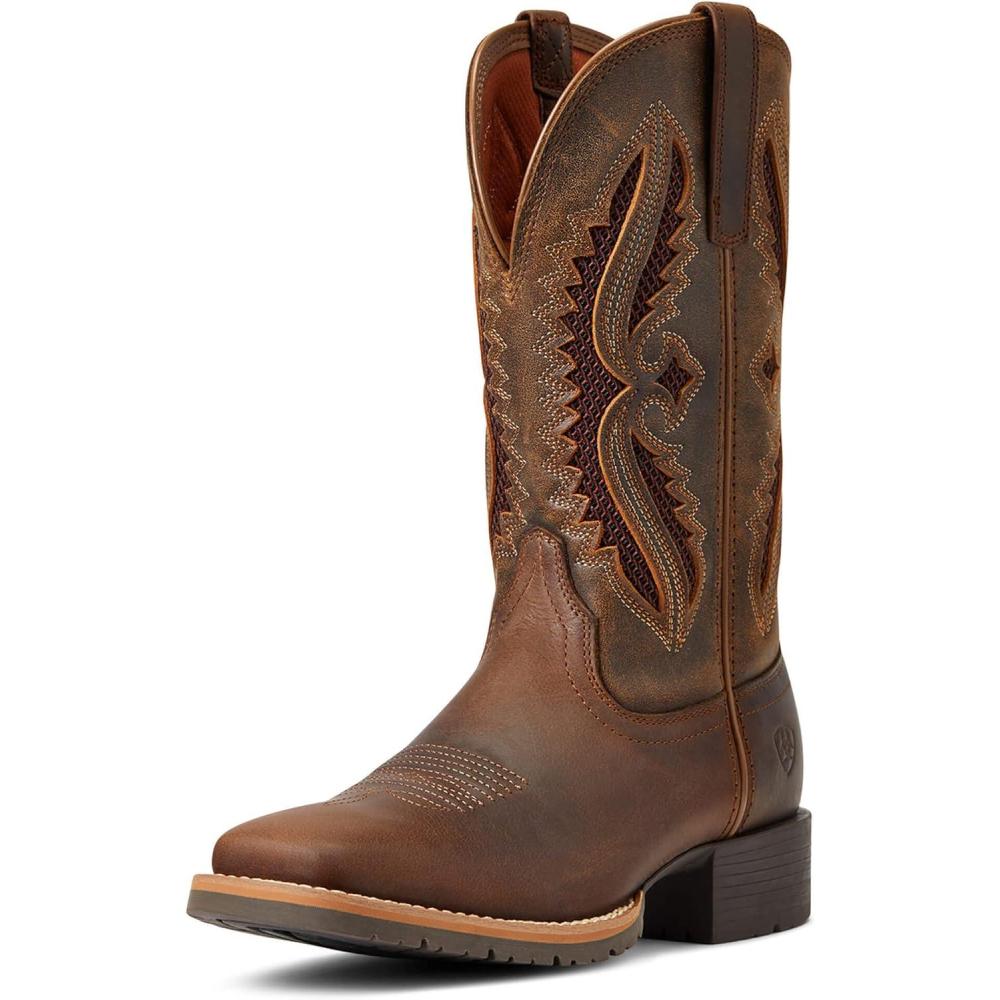 imageARIAT Womens Hybrid Rancher VentTek 360 Western BootDistressed TanTruffle