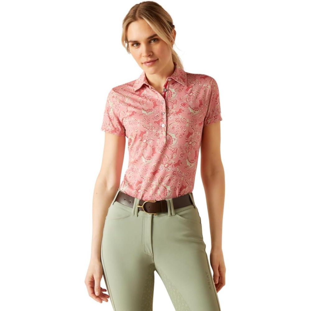 imageARIAT Womens Motif PoloRose Baroque Horse
