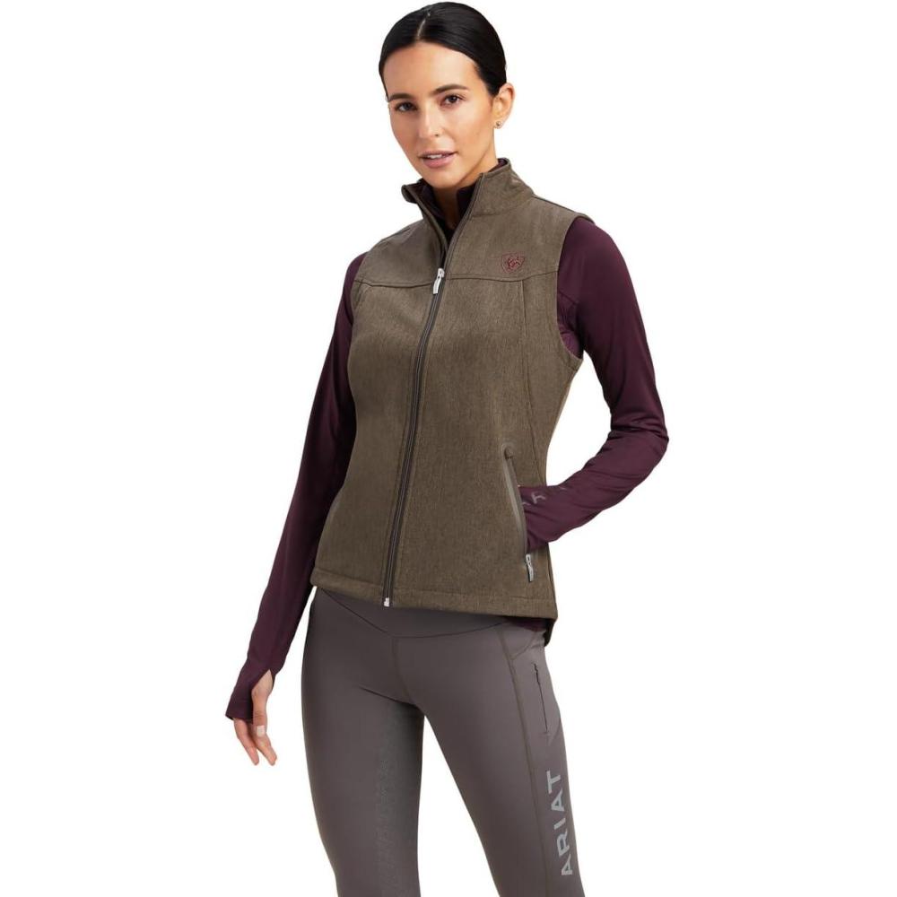 imageARIAT Womens New Team Softshell VestBanyan Bark Heather
